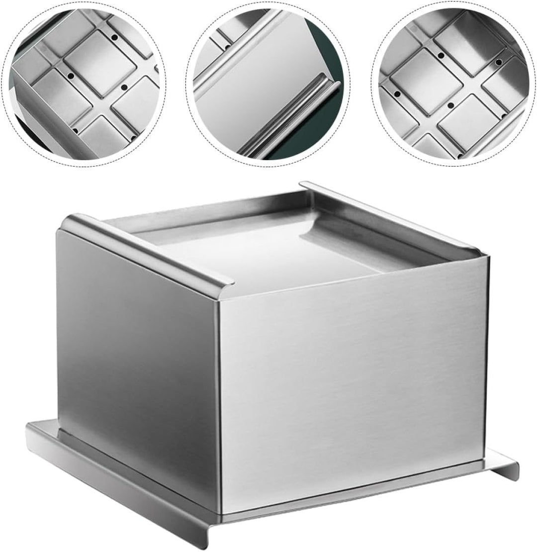DOITOOL Tofuform aus Edelstahl 304 für Küche Praktische Tofupresse mit Einfachem Design zum Selberma