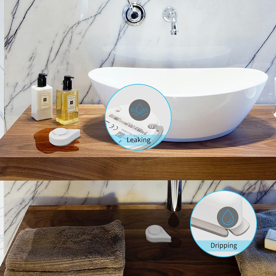 THIRDREALITY Zigbee Wasserleck-Sensor mit Tropferkennung, 120 dB Alarm, wenn Sie mit Home Assistant