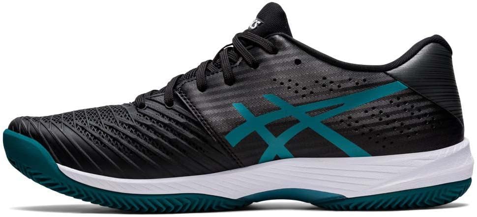 ASICS Herren Solution Swift Ff Clay Tennis Shoe 44.5 EU Black Misty Pine, 44.5 EU Black Misty Pine