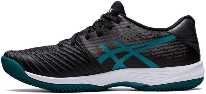ASICS Herren Solution Swift Ff Clay Tennis Shoe 44.5 EU Black Misty Pine, 44.5 EU Black Misty Pine