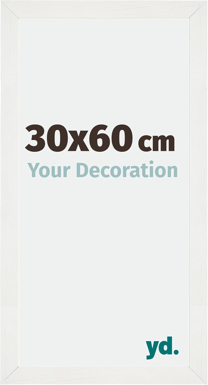 yd. Your Decoration - Bilderrahmen 30x60 cm - Bilderrahmen aus MDF mit Acrylglas - Antireflex - Ausg