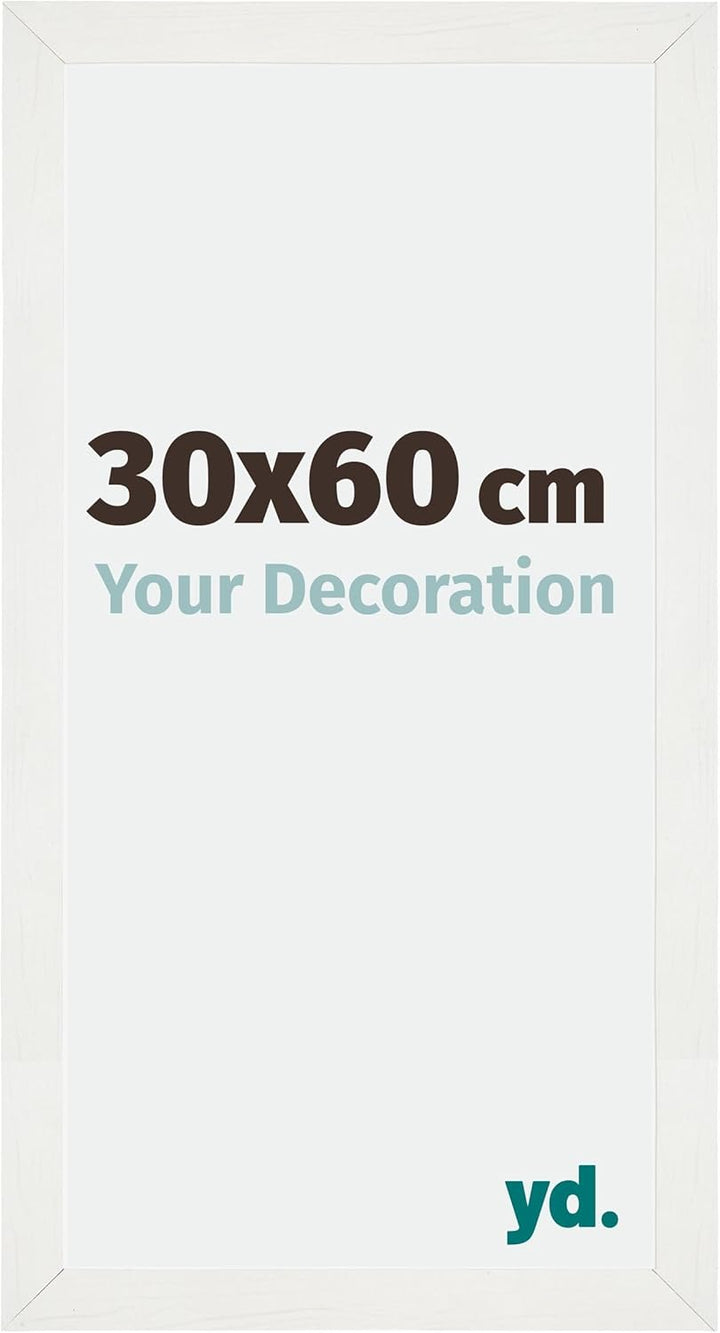 yd. Your Decoration - Bilderrahmen 30x60 cm - Bilderrahmen aus MDF mit Acrylglas - Antireflex - Ausg