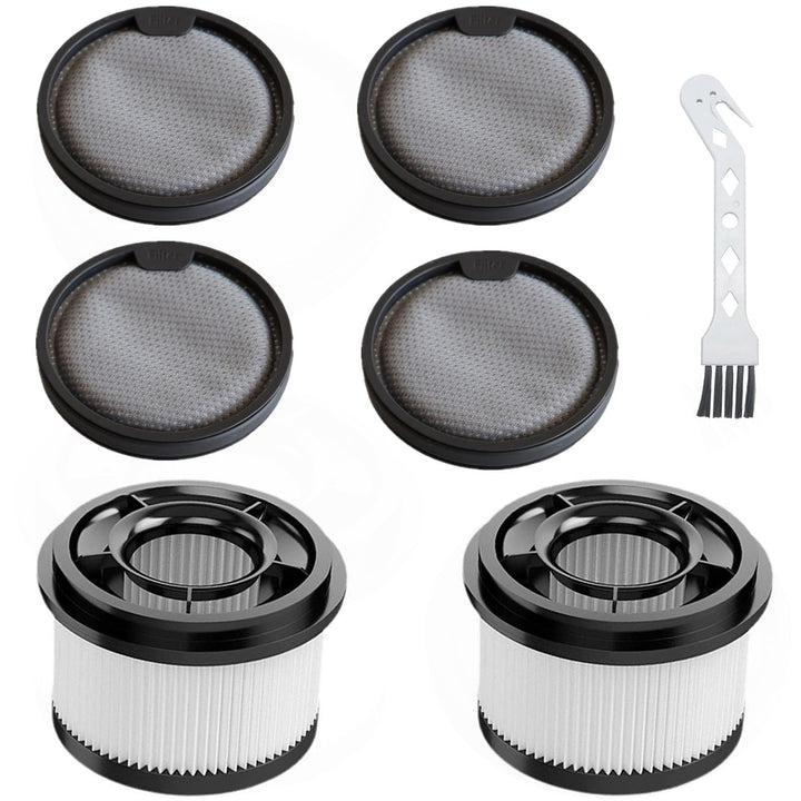 GIONAR 7 Stück Filtersätze inklusive Reinigungsbürste, Hepa Vorfilter Staubsauger für Dreame T10 / T