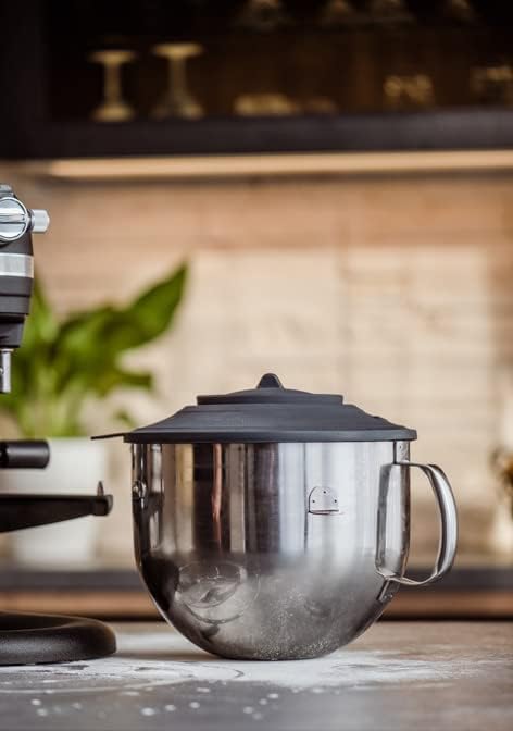Kitty Professional Profi-Frischhaltedeckel kompatibel mit KitchenAid 6,9 Liter Küchenmaschine (Rubin