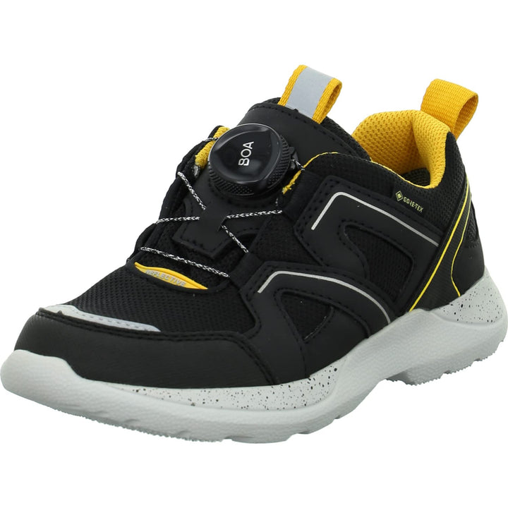 Superfit Jungen Rush Gore-tex Lauflernschuhe 28 EU Schwarz Gelb 0000, 28 EU Schwarz Gelb 0000