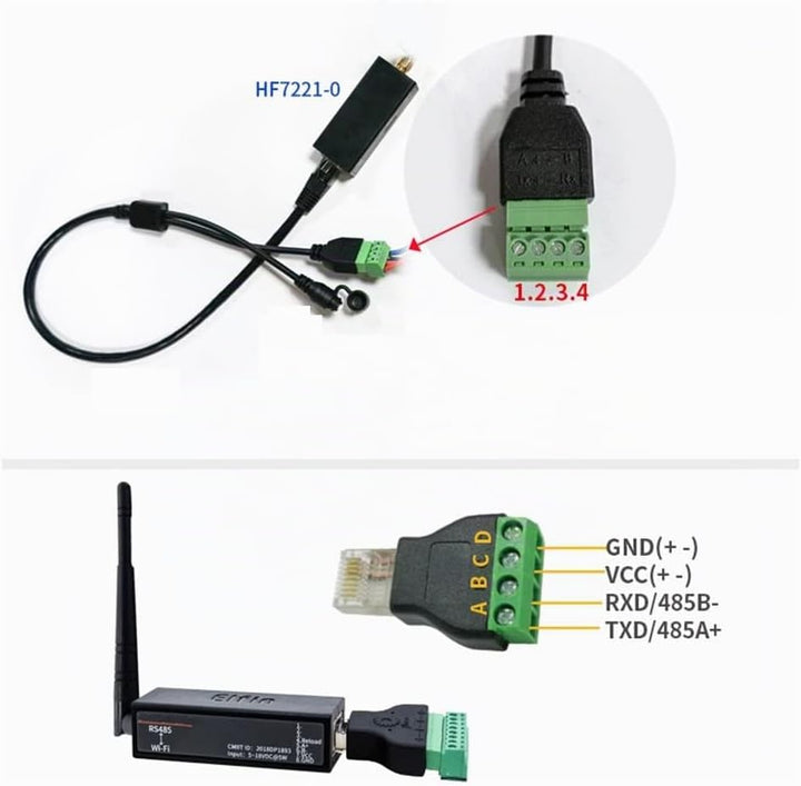 Serial Port RS485 to WiFi Device Server Module Converter -EW11A-0 Modbus-Protokoll-DatenüBertragung