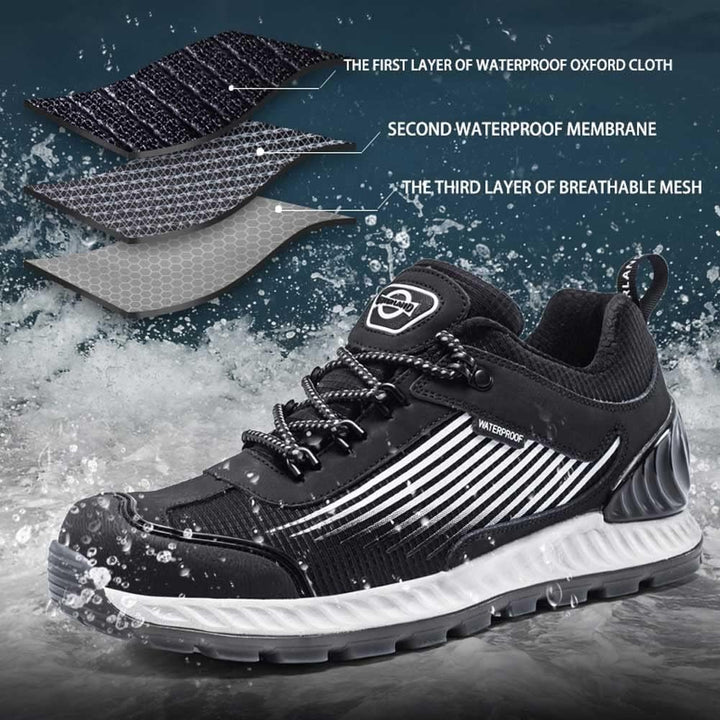 Idea Frames Herren Damen Wanderschuhe Wasserdicht Outdoor Anti-Rutsch Wanderstiefel Sportlich Bequem