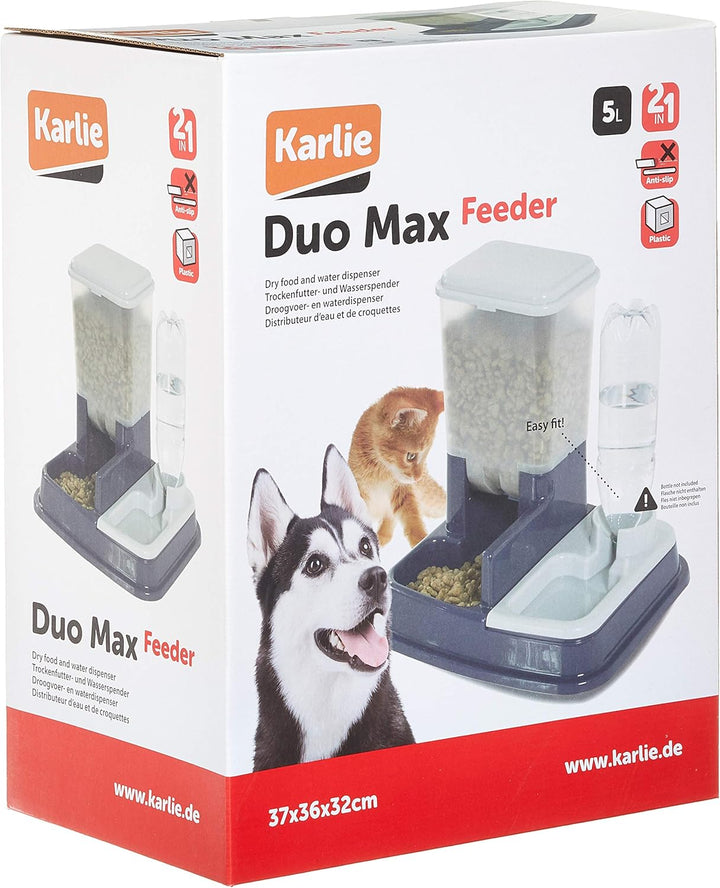 Karlie Futter- und Wasserspender Duo Max L: 37 cm B: 32 cm H: 36 cm