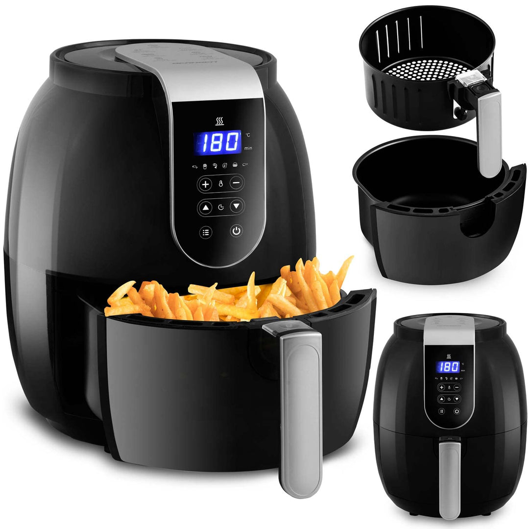 BERDSEN DB-651 Fettfreie Fritteuse mit Display, multifunktional, sicher, zertifiziert, einfach zu be