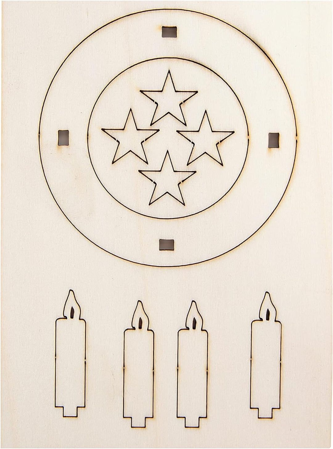 Logbuch-Verlag 10 Weihnachtskarten rot braun mit Rentieren - innen leer z. Beschriften & Bedrucken -