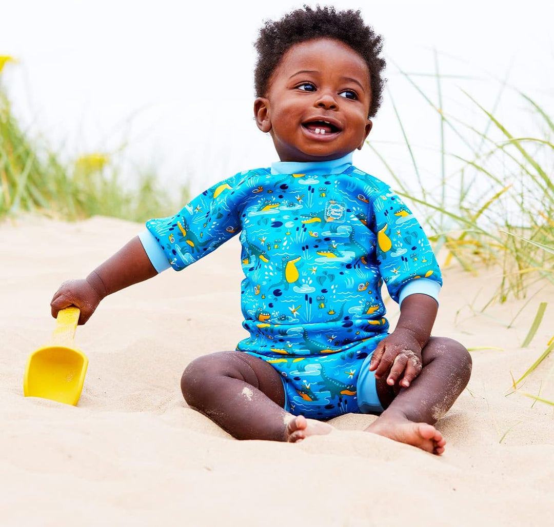 Splash About Happy Nappy-Schwimmanzug Crocodile Swamp 3-8 monate, 6-14 monate