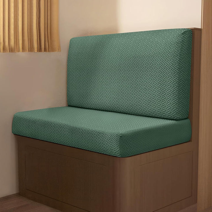2 Stück Camper Kissenbezüge, 1 Set Spannbezüge Couch, RV-Sitzbezüge, Wohnwagen Polster, Sofa-Sitzkis