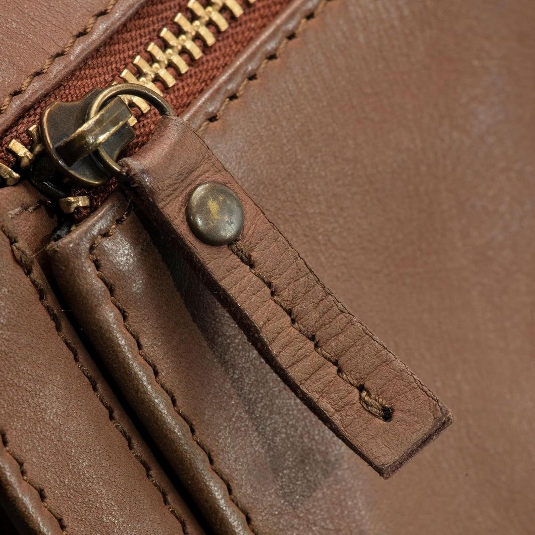Maitre - steinbach immine purse lh14f Lila 18,00X9,00X0,00 CM Farbe:dunkelbraun / Material:cotton,co
