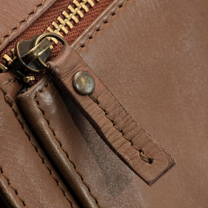 Maitre - steinbach immine purse lh14f Lila 18,00X9,00X0,00 CM Farbe:dunkelbraun / Material:cotton,co