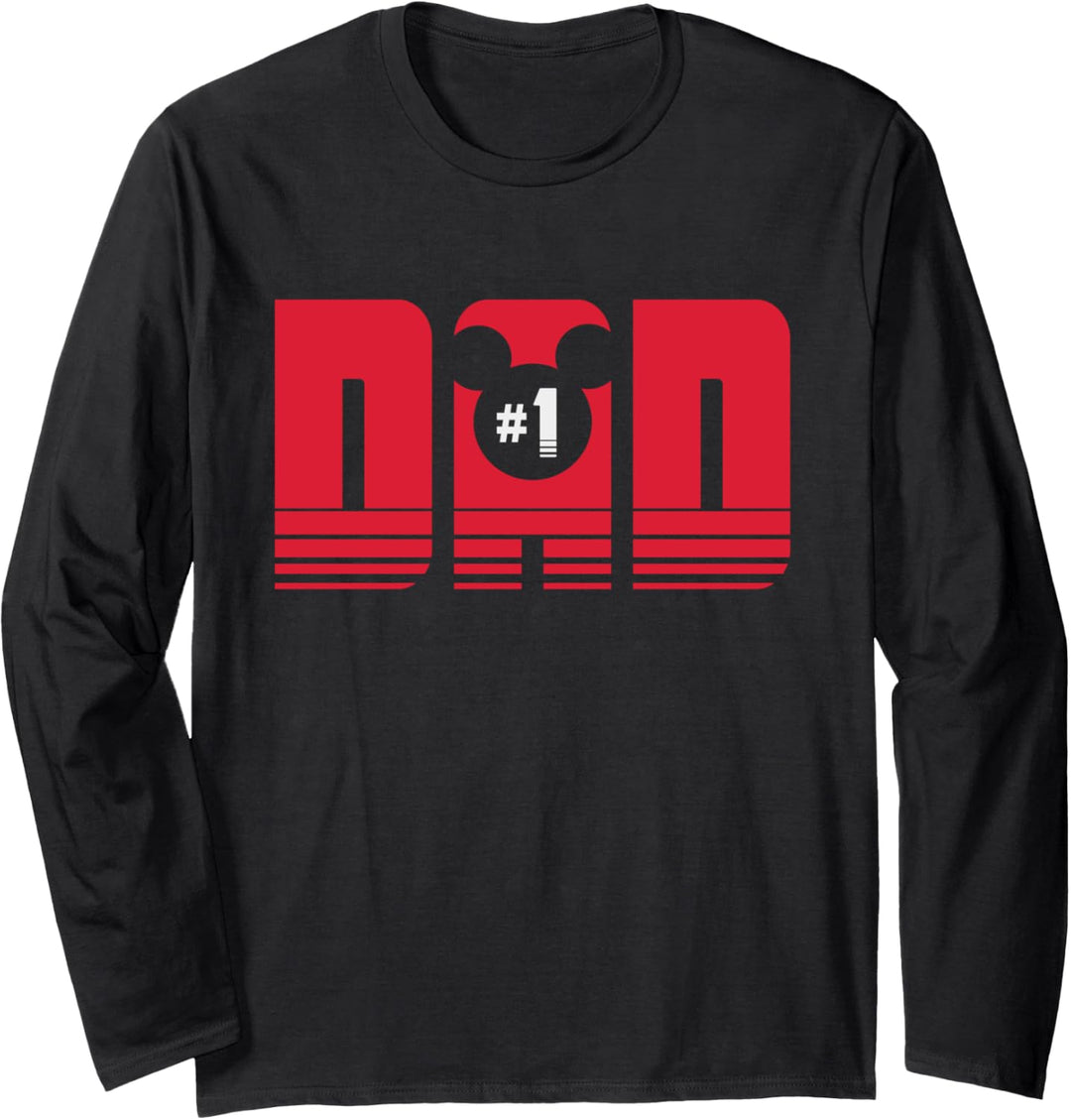 Disney Mickey Mouse #1 Dad Langarmshirt