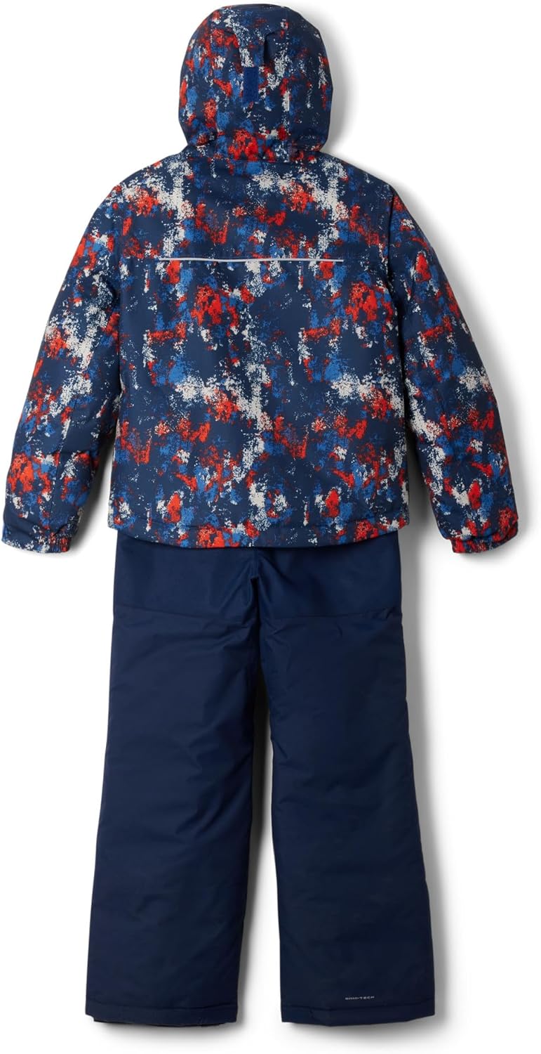Columbia Unisex Kinder Buga 2 Set Schneeanzug Skijacke und Hose Set (1er Pack) XXS Mountain Blue Tim