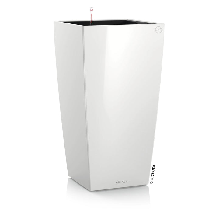 LECHUZA CUBICO Premium 40 weiss hochglanz 18191 39.5x39.5x75.5 cm Weiss Hochglanz, 39.5x39.5x75.5 cm