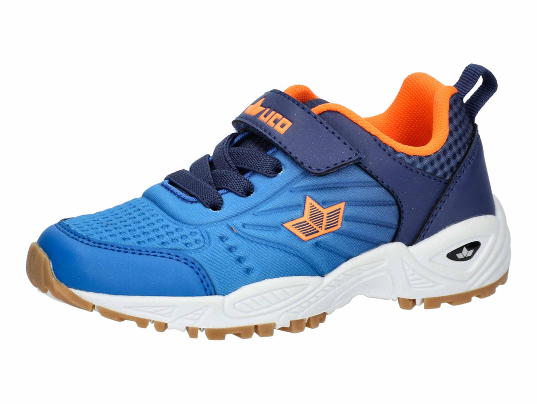 Lico Unisex Kinder Refugio VsHallenturnschuhe 25 EU Marine Blau Orange, 25 EU Marine Blau Orange