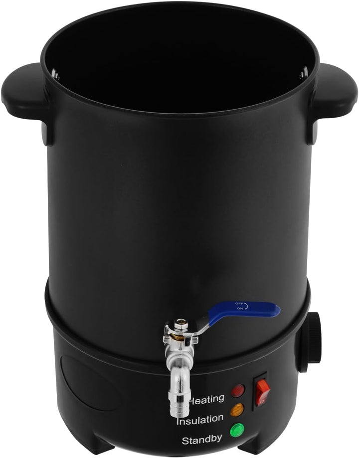 6L Wachsschmelzer, 1000W Elektrischer Wachsschmelzer mit Temperaturregelung, Grosse Wachsschmelztopf