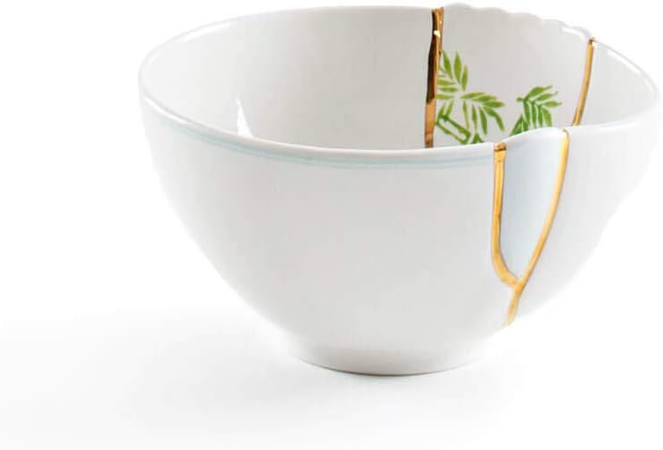 Seletti Kintsugi-N'3" Fruit Bowl In Porcelain Ø cm.11,5 H.6