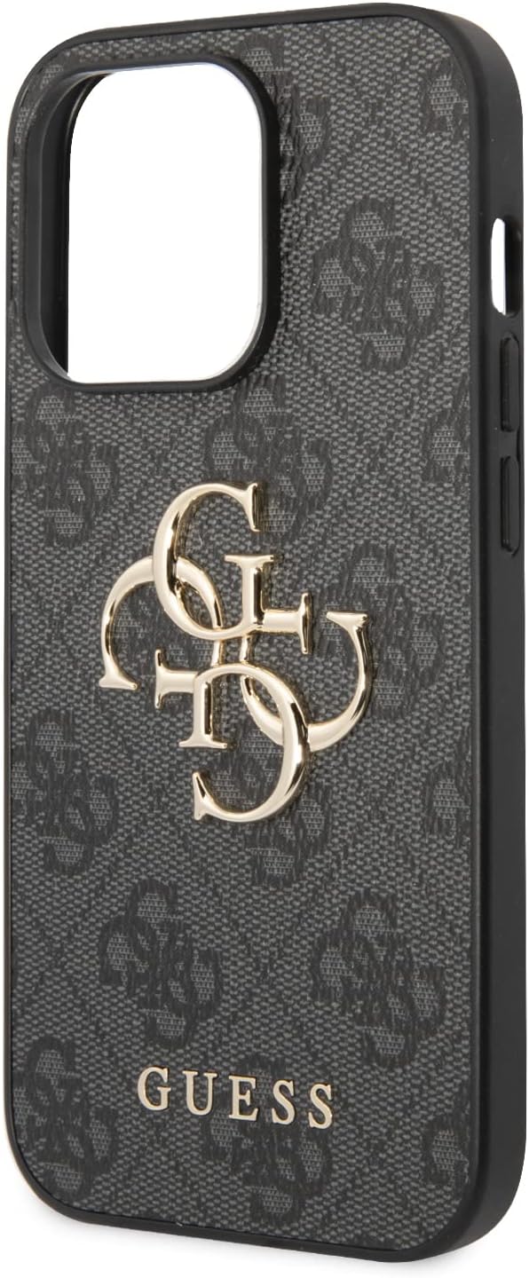Guess GUHCP14X4GMGGR hülle für iPhone 14 Pro Max 6,7" grau/Grey hardcase 4G Big Metal Logo