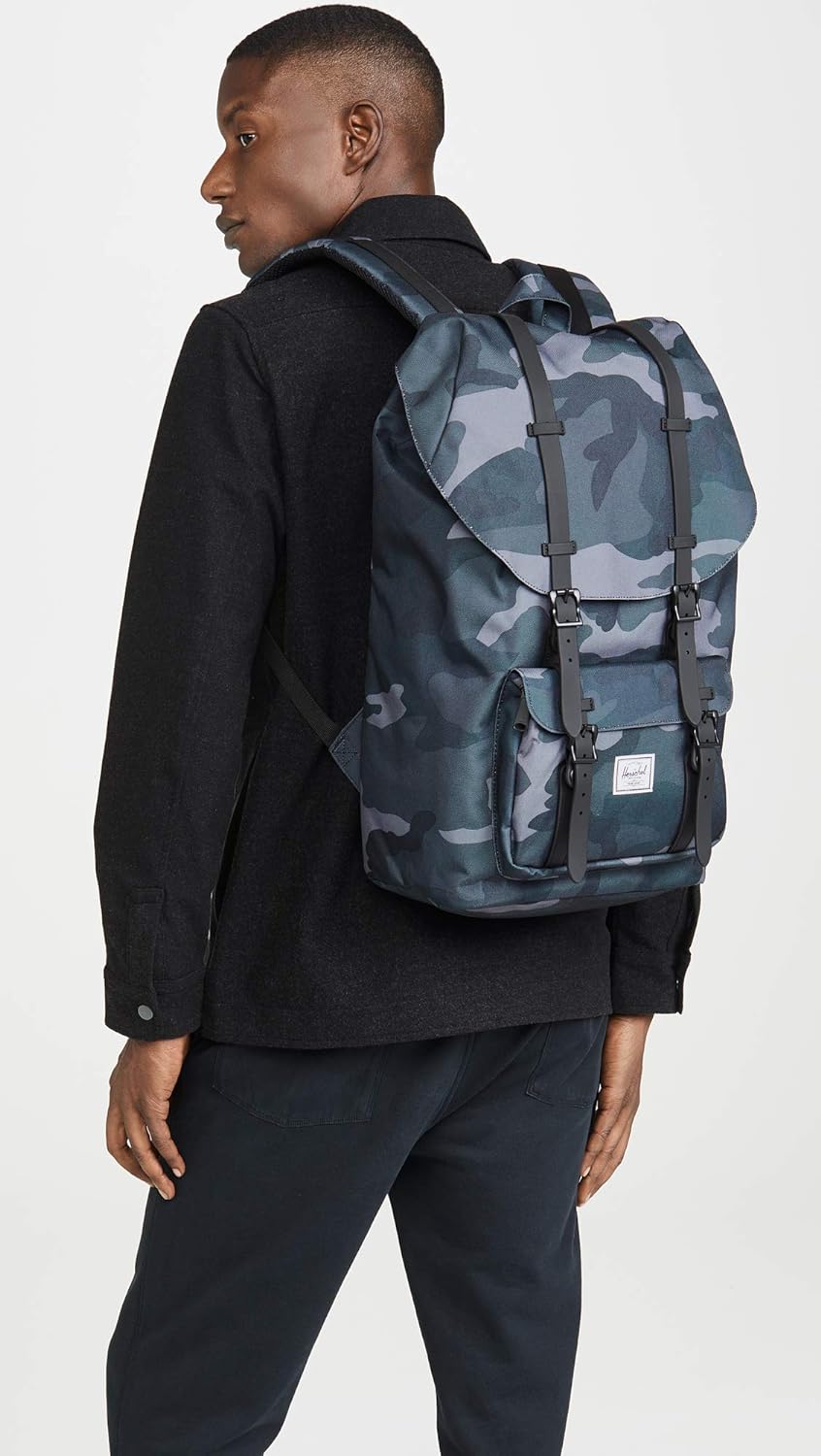 Herschel Little America Backpack 10014-02992, Unisex Backpack, grey, One size EU Grau, Grau