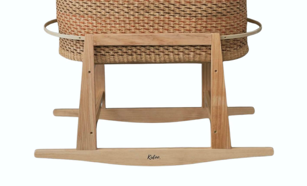 Wooden Rocking Moses Basket Stand, Universal Size