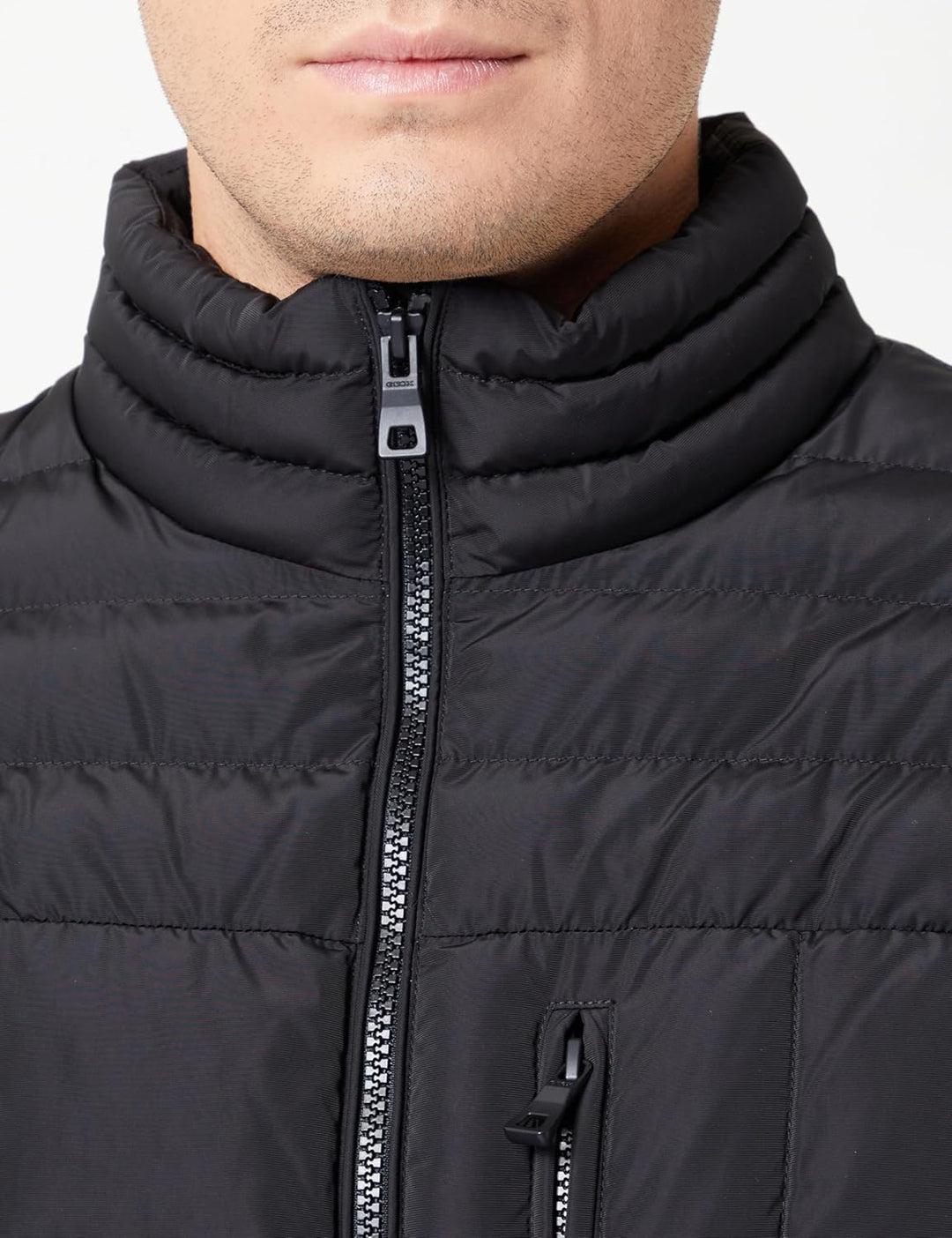 Geox Herren M Magnete Jacket 46 BLACK/BLACK, 46 BLACK/BLACK