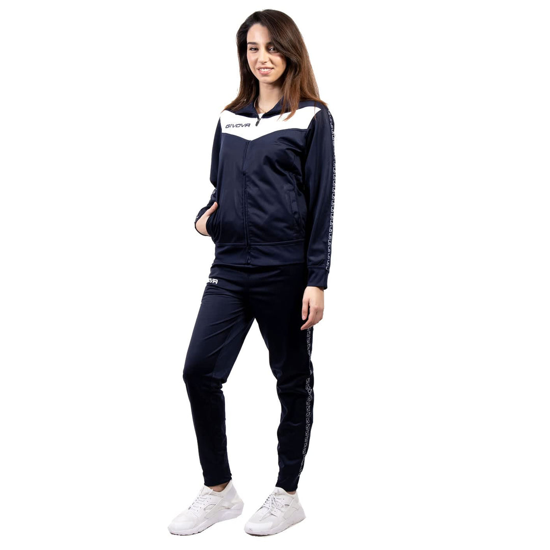 Givova Unisex Visa-band Passen (1er Pack), Blau / weiss