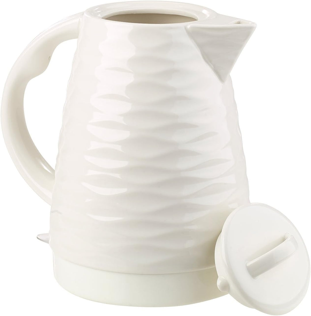 Rosenstein &amp; Söhne Keramik Wasserkocher: Porzellan-Wasserkocher WSK-270.rtr, 1,7 Liter, 1.500 Watt (