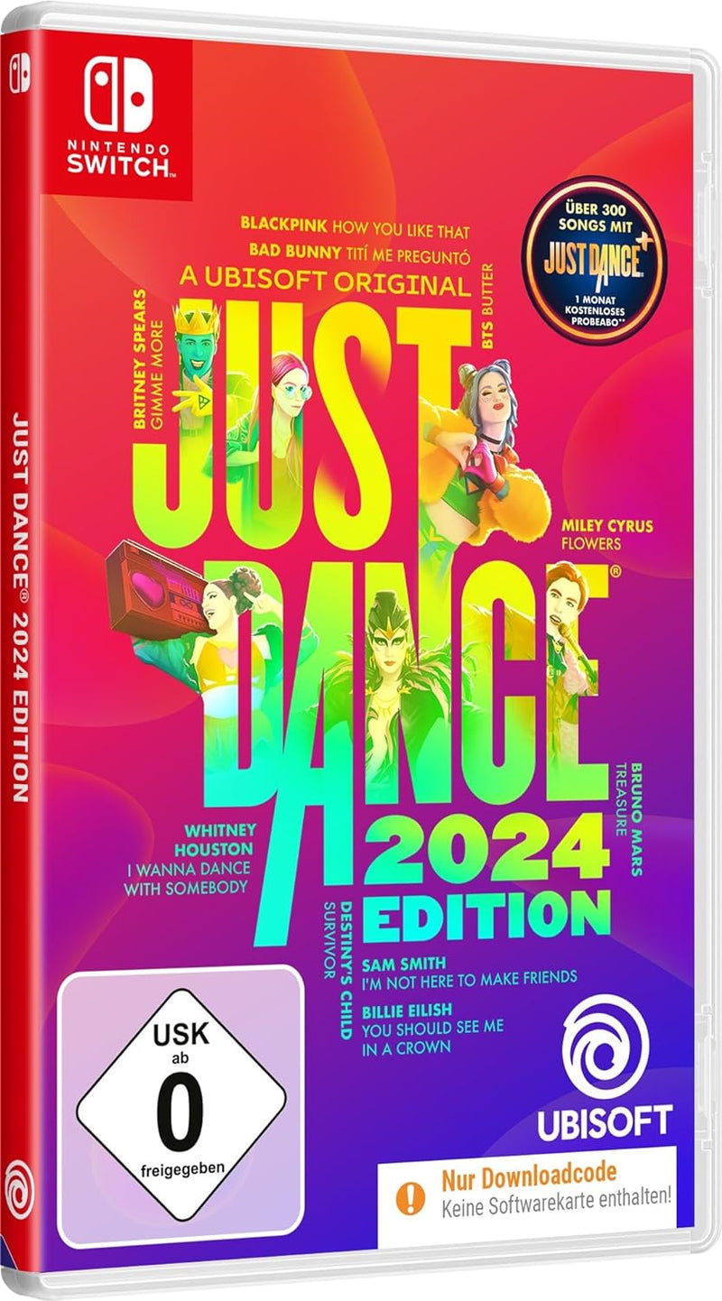 Just Dance 2024 Edition [Nintendo Switch] | Code in Box & Ubisoft Connect Nintendo Switch Standard,