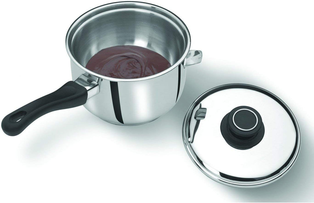Artame art82626 Bain Marie Topf mit Deckel Edelstahl