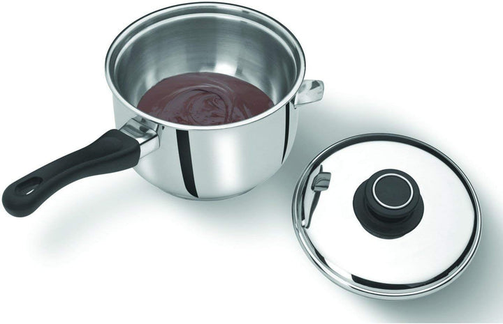 Artame art82626 Bain Marie Topf mit Deckel Edelstahl