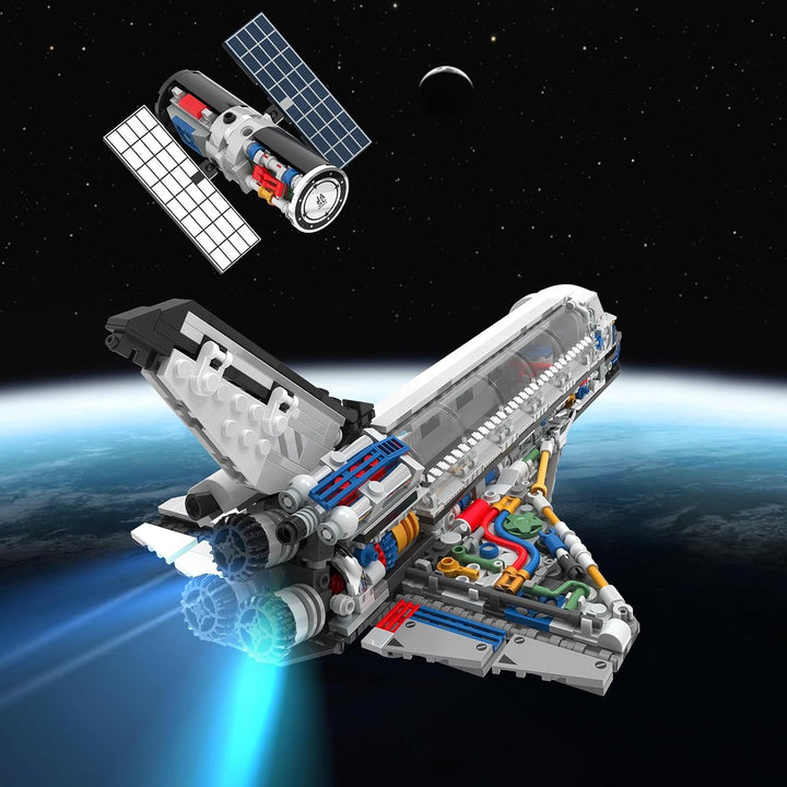 JMBricklayer Space Shuttle Building Blocks Kit 70122, Space Exploration Shuttle Construction Toys fo