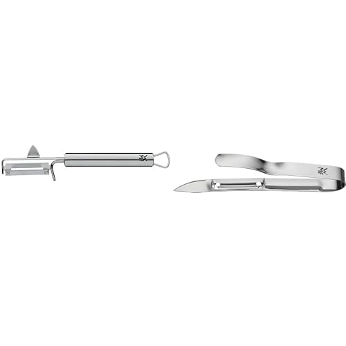WMF Profi Plus Kartoffelschäler Pendelklinge 19 cm, Pendelschäler einschneidig & Gourmet Spargelschä