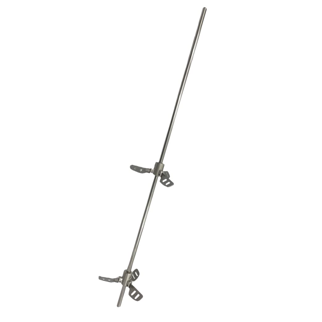 COSMOSTAR Edelstahl Rührmischer mit ausziehbaren Flügeln, 208 Liter / 55 Gallonen Farbmischer Rührpr