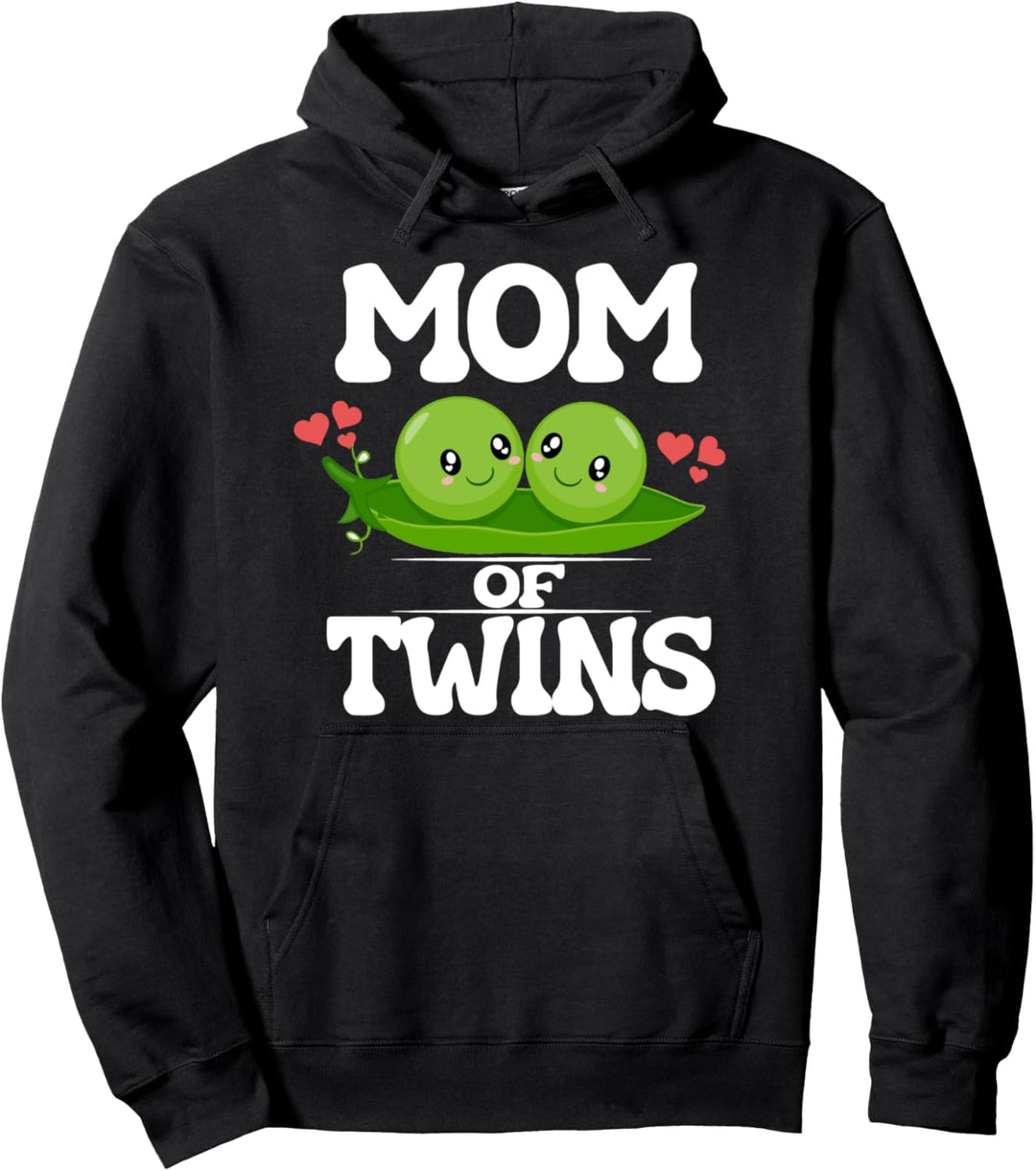 Mom Of Twins Mother Pullover Hoodie