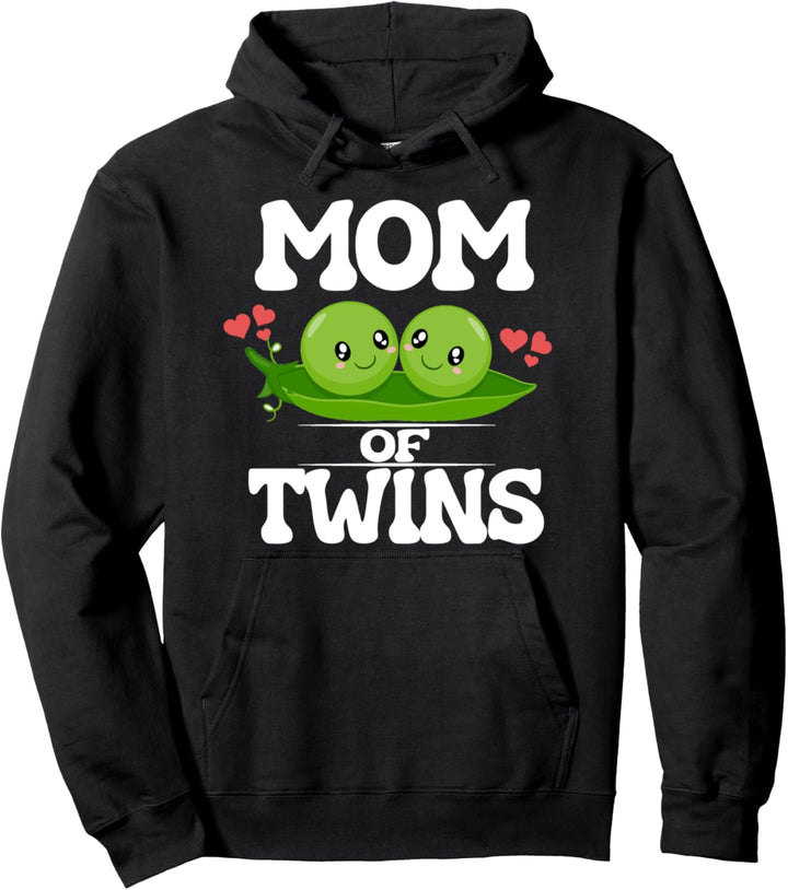 Mom Of Twins Mother Pullover Hoodie