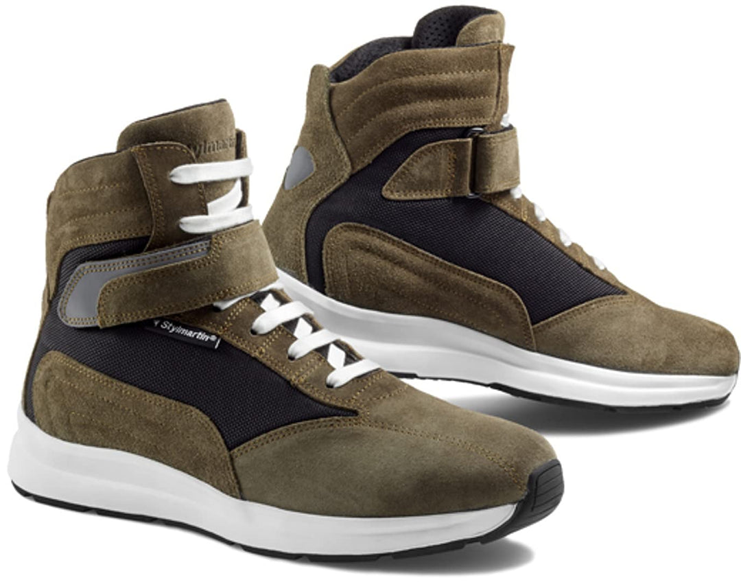 Stylmartin Audax wasserdichte Motorrad Schuhe, grün/schwarz, 40 40 EU Grün Schwarz, 40 EU Grün Schwa