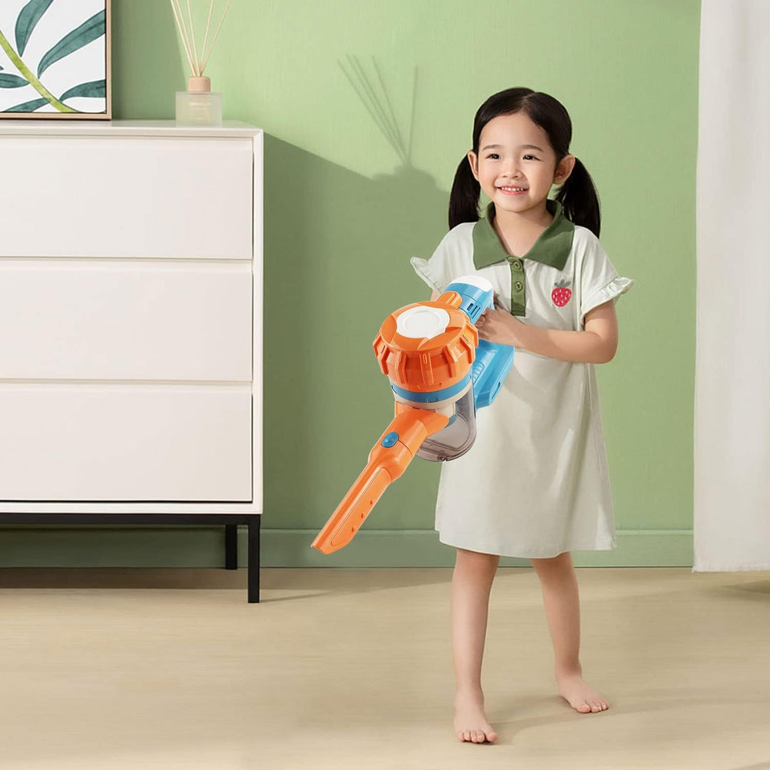 3-in-1 Kinderstaubsauger, Spielzeug Staubsauger für Kinder ab 3 Jahren, Spielzeugstaubsauger mit ech