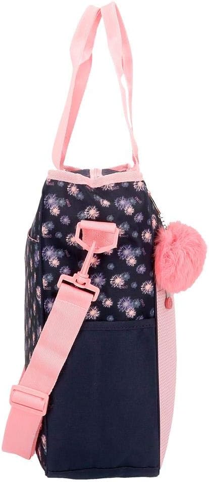 Enso Daisy Handtasche zum Einkaufen Mehrfarbig 31,5x36x5,5 cms Polyester für 13,3"-Laptop Käufer, Kä