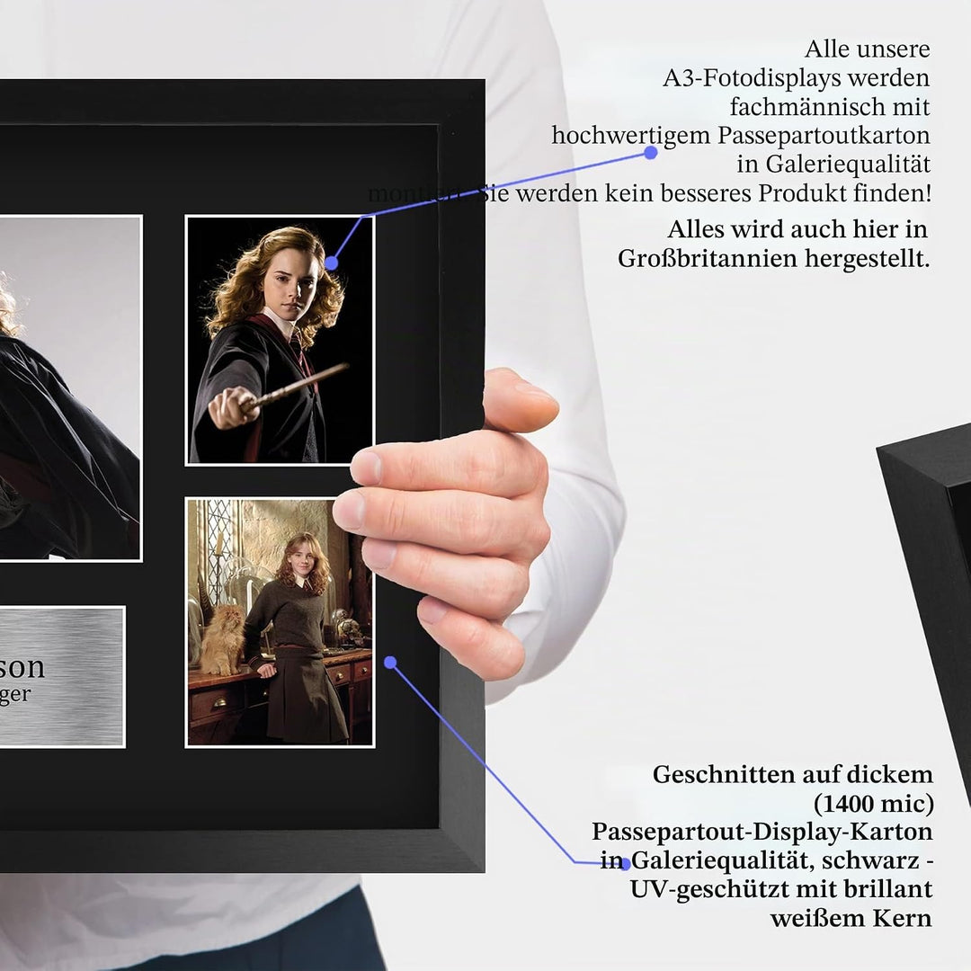 HWC Trading FR A3 Emma Watson Harry Potter Hermione Granger Geschenke Gedruckt, Signiert Autogramm B