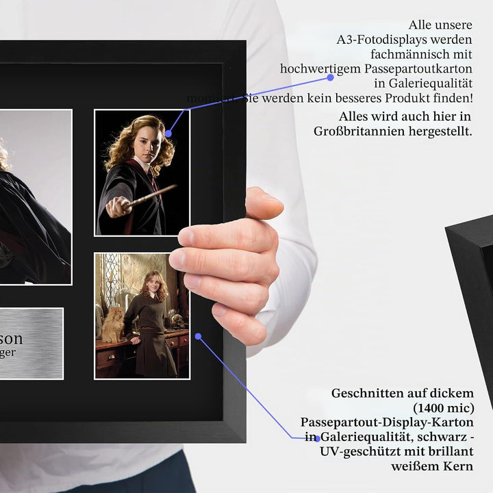 HWC Trading FR A3 Emma Watson Harry Potter Hermione Granger Geschenke Gedruckt, Signiert Autogramm B