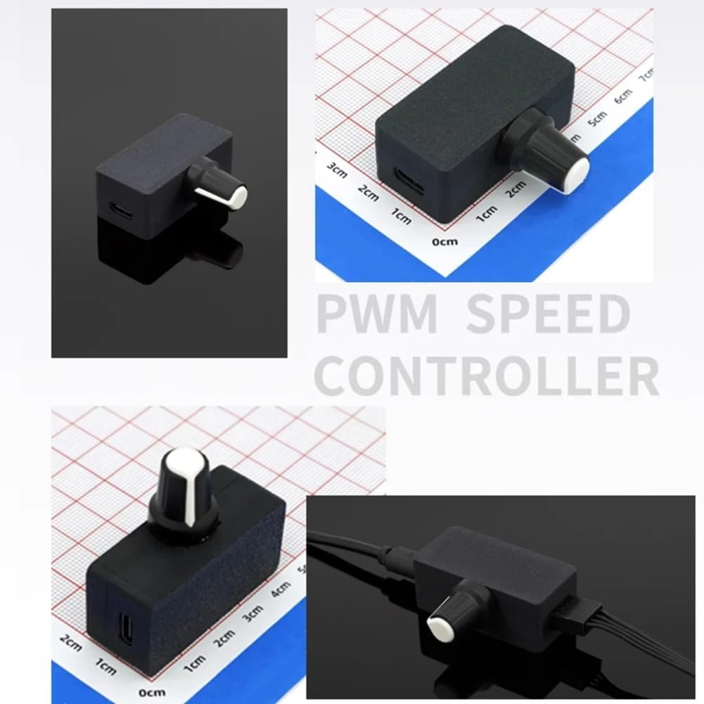 PWM-Geschwindigkeitsregler 4-Pin PWM-Lüftersteuerung PWM-Steuerung USB-TYPE-C-Stromversorgung DIY-Wa