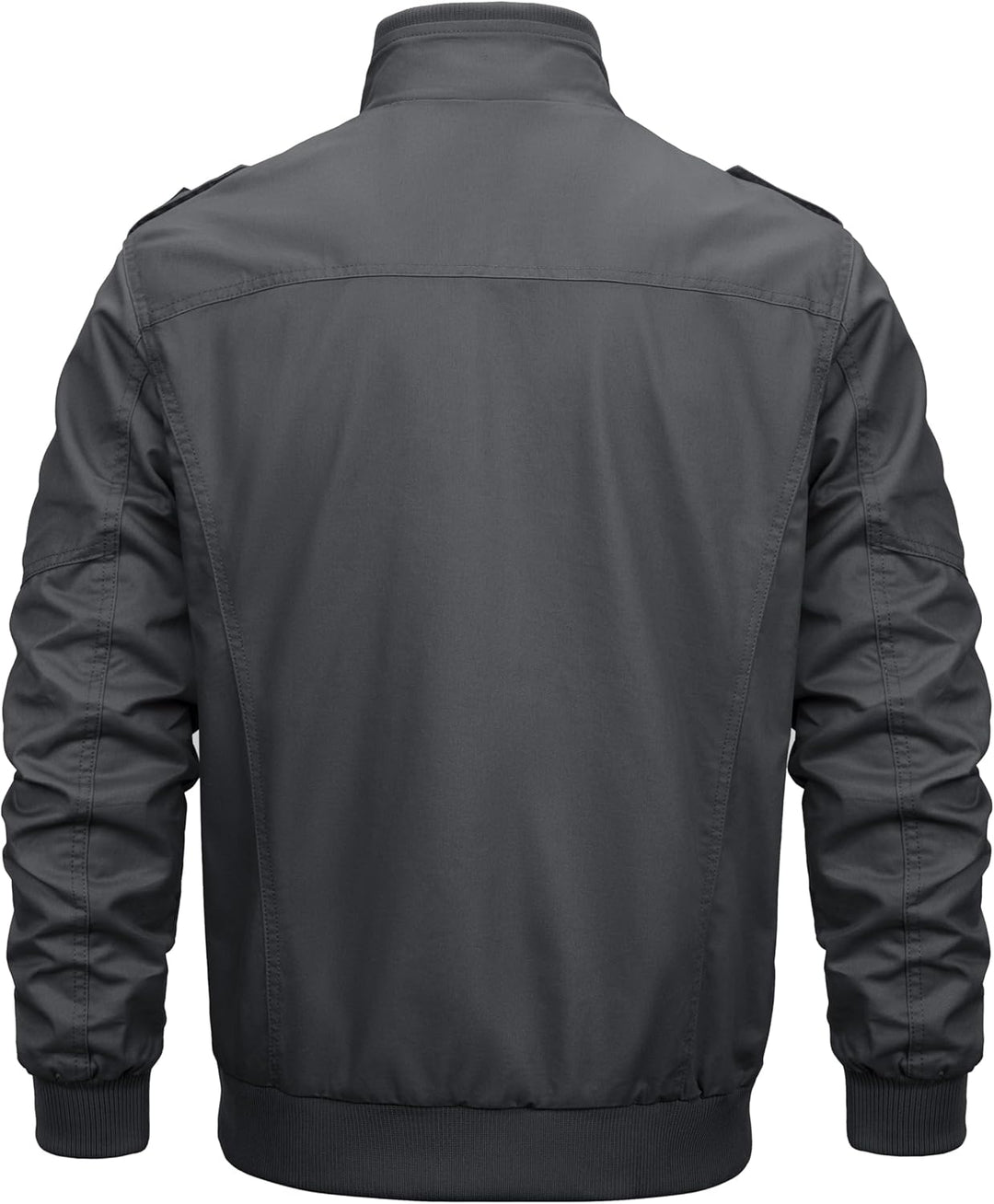 MAGCOMSEN Herren Übergangsjacke Cargo Outdoorjacke Winddicht Frühling Jacke Militär Armee Fliegerjac