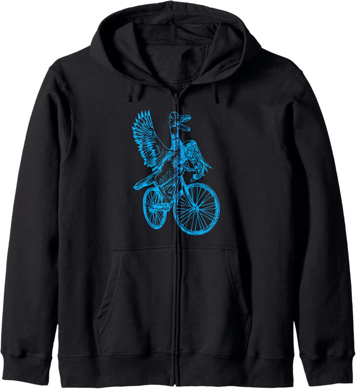 SEEMBO Ente Radfahren Fahrrad Radfahren Biker Biking Fun Bike Kapuzenjacke