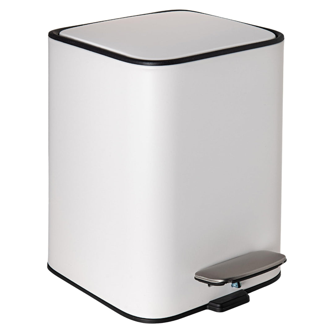Erreke Badmülleimer mit Pedal 3L, Kosmetikeimer 3L aus Edelstahl mit Soft-Close Deckel, Herausnehmba
