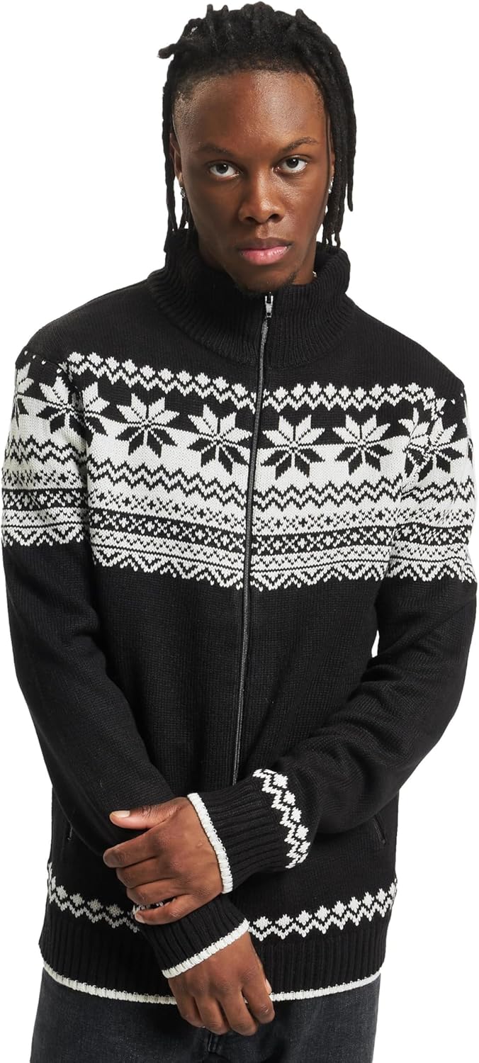 Brandit Norweger Armee Cardigan Jacke Army Pullover Winter Outdoor Winterjacke XL Schwarz, XL Schwar