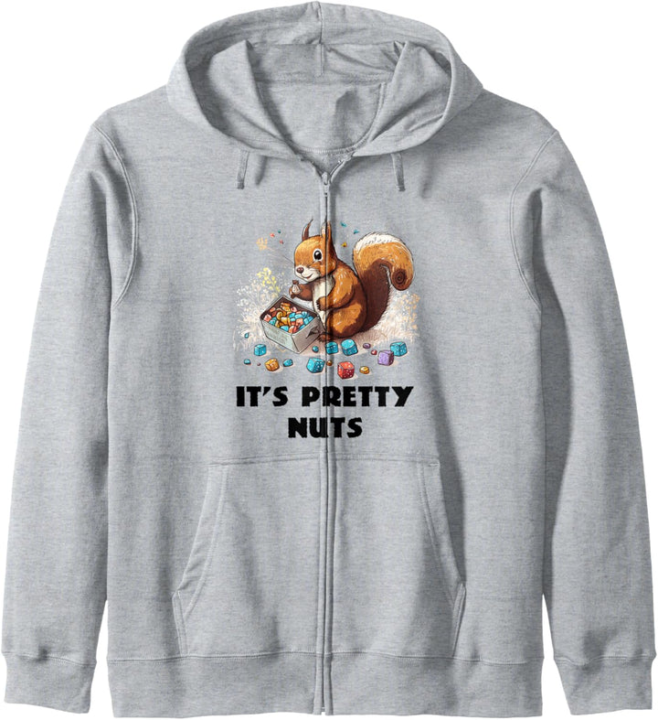 Nutty Squirrel Mistakes Schachtel Pralinen für bunte Nüsse Kapuzenjacke