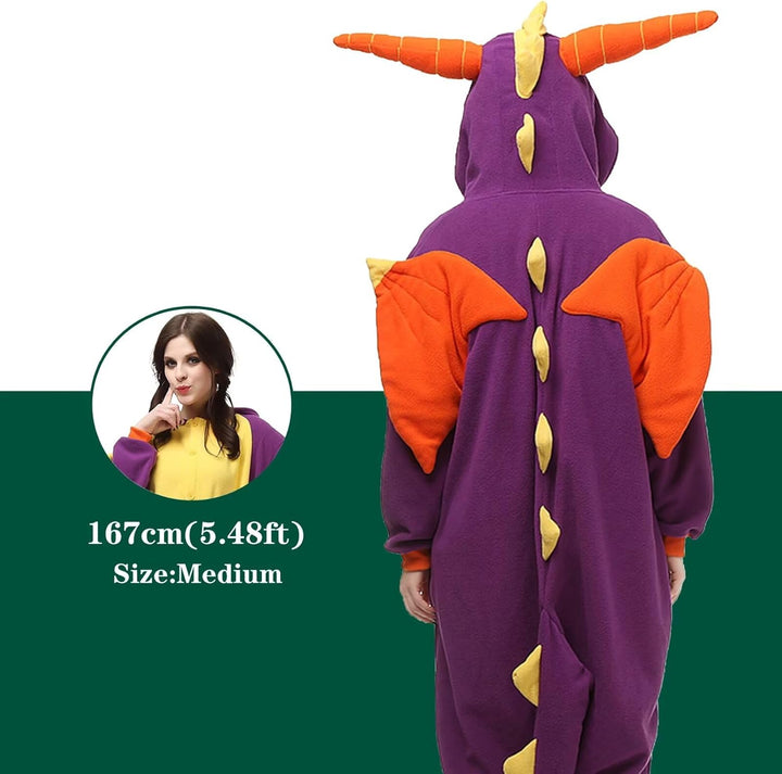 LBJR Unisex Tieroutfit Tierkostüme Schlafanzug Erwachsene Kigurumi Tier Sleepsuit Cosplay Kostüme Py